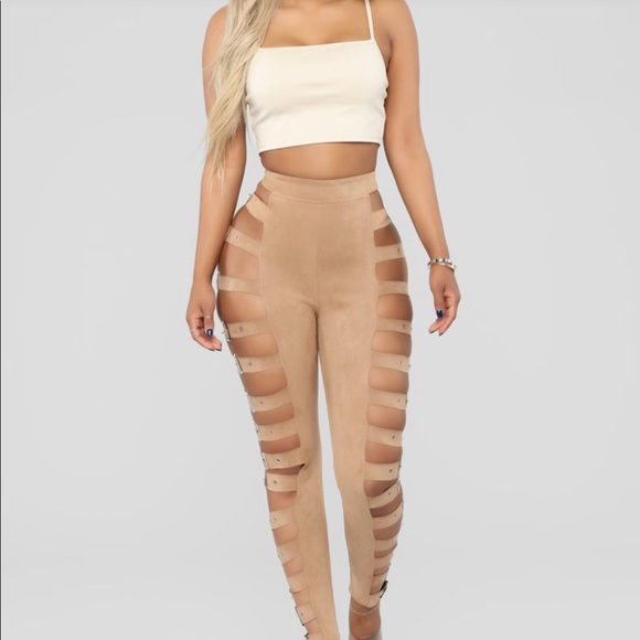 Suede Pants/never worn - Picture 2 of 3